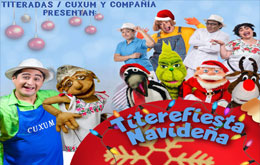 Titeradas y Cuxum presentan: Titerefiesta Navideña en Mérida