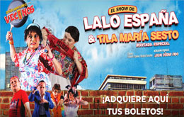 El Show de Lalo España y Tila María Sesto en Cancún
