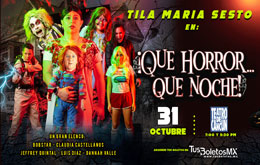 Tila María Sesto en: ¡Que horror...Que noche! en Cancún