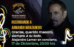 Alejandro Lerner en concierto en Mérida
