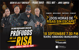 Prófugos de la Risa: “Música y comedia a  través del tiempo” - Mérida