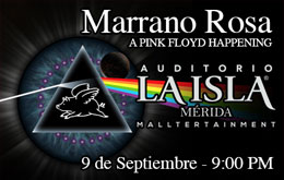 Marrano Rosa, a Pink Floyd Happening presenta: The Great Pulse In The Sky en Mérida