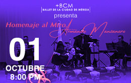 Homenaje al Mtro. Armando Manzanero por el Ballet de la Ciudad de Mérida