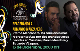 Marco Mendoza y Eduardo Vázquez en Mérida