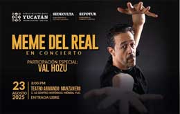 Meme del Real: Concierto con Val Hozu en Mérida