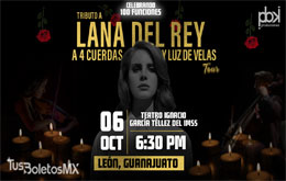 Tributo a Lana del Rey a 4 Cuerdas y Luz de Velas - León
