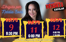 In the Heights Escolar dirigido por Natalia Sosa en Mérida - 12 de Mayo