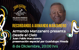 Juan Pablo Manzanero, invitada Guadalupe Pineda en Mérida