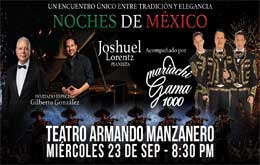 Joshuel Lorentz y El Mariachi Gama 1000 Presentan:“Noches de Mexico” - Mérida