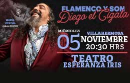Diego “El Cigala“ en: Flamenco y Son en Villahermosa