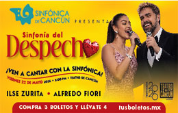 Orquesta Sinfónica de Cancún en: “ Sinfonía del Despecho