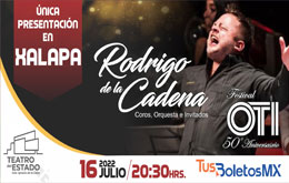 Rodrigo de la Cadena en Xalapa