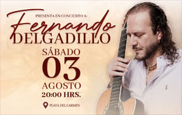 Fernando Delgadillo en Playa del Carmen