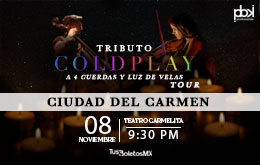 Tributo a Coldplay en Ciudad del Carmen