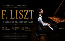Universos del piano - F.Liszt 12 Estudios Trascendentales - Mérida