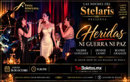 Denisse Landó, Valerie González y Beatriz Grajales Presentan:  Heridas, Ni Guerra, Ni Paz - Mérida