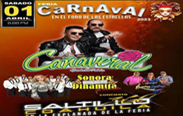 Grupo Cañaveral, Sonora Dinamita y Grupo Swing Latino en Saltillo