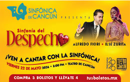 Orquesta Sinfónica de Cancún en: “ Sinfonía del Despecho