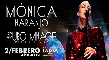 Mónica Naranjo en concierto en Mérida