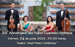 20 Aniversario del Piano Cuarteto Orpheus en Mérida