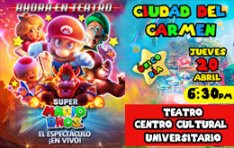 Super Mario Bros en Ciudad del Carmen