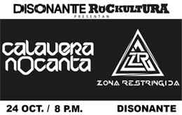 Concierto: Zona Restringida / Calaveranocanta - Mérida
