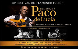 1er Festival de Flamenco Fusión: Homenaje a Paco de Lucía - Playa del Carmen