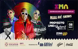 Proyecto Uno & AB Quintanilla y los Kumbia All Starz en Mérida
