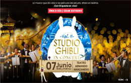 Studio Ghibli in Concert Volumen 2 en Mérida