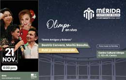 Beatriz Cervera, Rubí, Marilú Basulto y Jesús Armando