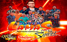 Super Lamas y Aleks Syntek en concierto en Kanasín