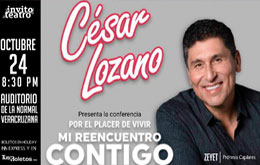 César Lozano presenta: Conferencia “Por el placer de vivir mi reencuentro contigo” en Xalapa