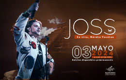 Joss en concierto en Mérida